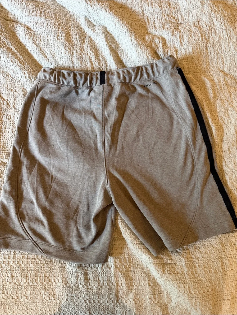 Nike Jordan Men’s Gray Dri-Fit Performance Fleece Shorts - Size L large